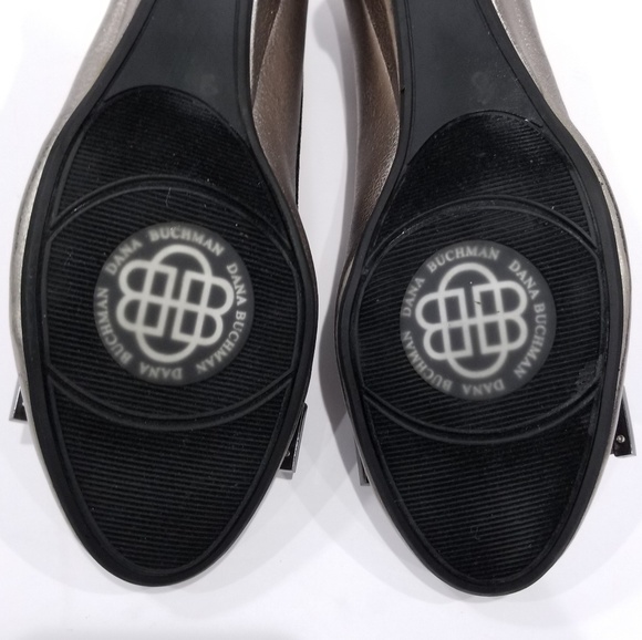 Dana Buchman Metallic Kitten Heel Work Shoes Sz 10 - Picture 6 of 7